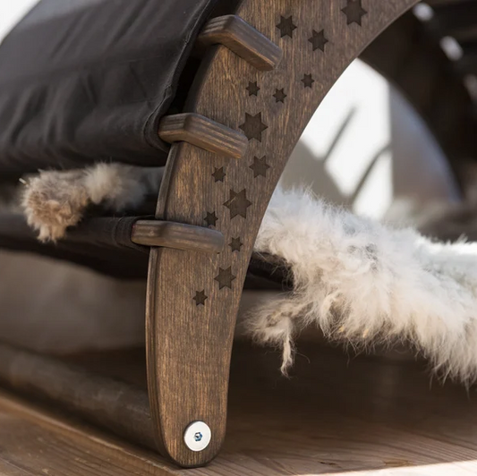 Cat House Stars carving, cat house indoor, calming cat hammock bed, design cat furniture, cat cave